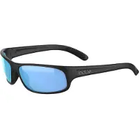 Bolle - Solbriller - Anaconda Black Matte - Sky Blue Polarized til Unisex - Sort