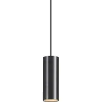 QAZQA Moderne pendellampe gunmetal GU10 50mm - Tubo