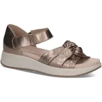 Caprice Sandal, brown, made of Leather without heel, Size 40