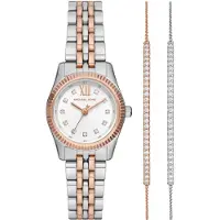Michael Kors Analogt ur 'LEXINGTON' guld / sølv / hvid
