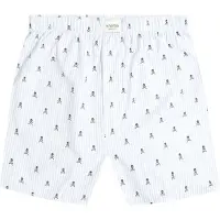 Scalpers Boksershorts lyseblå / sort / hvid