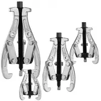 Vevor Gear Aftrækker Sæt, 3" 4" 6" 8" Aftrækker Kit, 3 Kæbe Gear Leje Svinghjul Remskive Fjernelse Værktøj, 2 eller 3 vendbare kæber Hjul Aftrækker, lodret og vandret, eksternt og internt, 4-delt