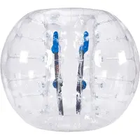 Vevor Oppustelig Bumper Ball 1-pak, 5FT/1.5M Body Sumo Zorb-bolde til teenagere og voksne, 0.8 mm tykke PVC menneskehamster-boblebolde til udendørs holdspil, Bumper Bopper-legetøj til haven, gårdsplad