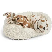 Smallstuff Bamser Med Hundekurv - Nature - - OneSize - Bamse