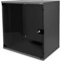 Digitus Professional - Kabinet - SOHO, umonteret - 540x400 mm (wxd) - vægmonterbar - RAL 9005, sort - 12U - 19