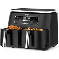 Ninja Foodi 4-in-1 Dual Zone Air Fryer 7.6L | AF200EU | af SharkNinja