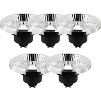 LUEDD Sæt med 5 Smart GU10 Dæmpbare LED Pærer AR111 10W 800 lm 2200 - 6500K