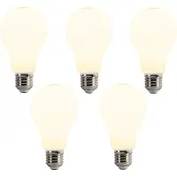 LUEDD Sæt med 5 E27 LED pærer A67 Opal 8W 900lm 2700K