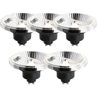 LUEDD Sæt med 5 GU10 dæmpbare LED-pærer 111mm 10,5W 770lm 3000K