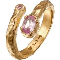 Haze&Glory Ring guld / lys pink