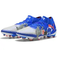 Puma FUTURE 8 ULTIMATE FOREVER FG Football Boots Unisex, Shoes, White/Ultra Blue/Feather Gray, 39