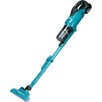 Makita DCL286FZ, 2-i-1 stangstøvsuger, Sort, Blå, Dry, Batteri