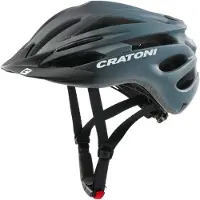 Cratoni Pacer JR, cykelhjelm, mat sort/grå