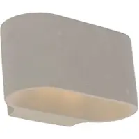 QAZQA Smart oval væglampe beton inkl. Zigbee G9 - Arles