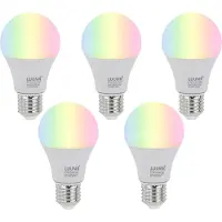 Luumr Sæt af 5 E27 Dæmpbare LED-pærer A60 Opal 9W 806lm 2700-6500K
