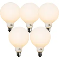 LUEDD Sæt af 5 E27 Dæmpbar LED-pære Opal G125 5W 450lm 2200K