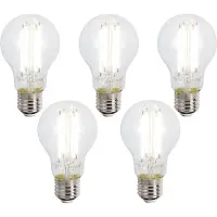 Luumr Sæt med 5 Smart E27 Dæmpbare LED Pærer A60 Klar 7W 806 lm 2700-6500K