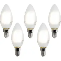 Luumr Sæt med 5 Smart E14 LED Pærer C35 Mat 4,2W 470 lm 2700-6500K