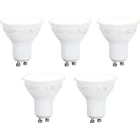 Luumr Sæt med 5 Smart GU10 50mm dæmpbare LED-pærer Opal 7W 630 lm 2700K