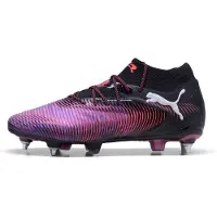 Puma FUTURE 8 ULTIMATE MxSG Football Boots Unisex, Shoes, Black/White/Glowing Red, 35.5