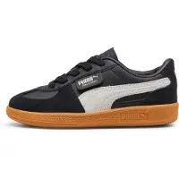 Puma Palermo Sneakers Kids, Shoes, Black/Feather Gray/Gum, 35