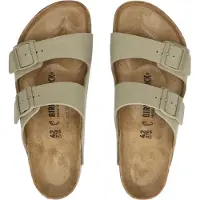Birkenstock Birkenstocktil mænd. 1027704 Sandaler i læder Arizona (Regular Fit) kakigrøn (46), Fast, Ingen, Casual