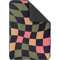 Voited - Soveposer camping - Fleece Blancket Wavecheck til Unisex - Kaki