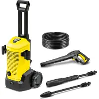 Kärcher K4, Stående, Elektrisk, 6 m, Højt tryk, 5 m, Sort, Gul