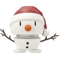 Hoptimist Soft Santa Snowman - 7,5 cm - Hvid - - OneSize - Dekoration