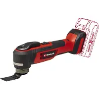 Einhell TP-MG 18 Li BL - Solo, Slibning, Slibning, Save, Sort, Rød, Batteri, Lithium-Ion (Li-Ion), 18 V, 1,08 kg - SOLO