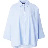 ONLY Bluse 'AUGUSTA' lyseblå / hvid
