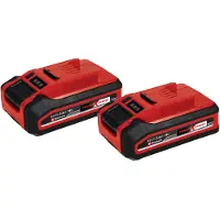 Einhell 4511631, Batteri, Lithium-Ion (Li-Ion), 3 At, 18 V, , Sort, Rød