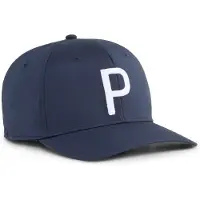 Puma Heritage P Tech Golf Cap Men, Accessories, Deep Navy/White Glow, Adult