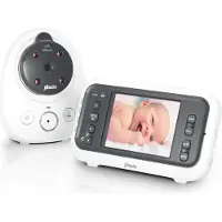 Alecto Video-babyalarm med 2,8" farvedisplay Hvid/Antracit
