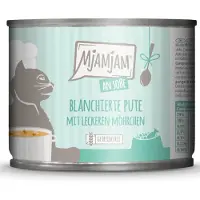 MjAMjAM Økonomipakke i sovs 24 x 185 g - Kalkun med velsmagende gulerødder