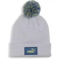 Puma FC Pom Pom Beanie Youth, Accessories, Silver Mist, Youth