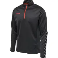 Hummel Træningstrøje Authentic 1/2 Zip - Grøn/Hvid, størrelse XX-Large