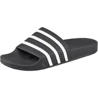 Adidas Pantoletter 'Adilette' sort / hvid