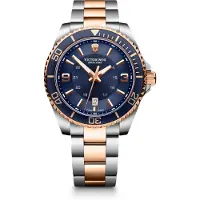 Victorinox Herreur 241950 Maverick Blå/Rosaguldtonet stål Ø43 mm
