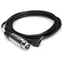 Hosa Technology XVM-110F, XLR (3-pin), Hunstik, 3.5mm TRS, Hanstik, 3 m, Sort