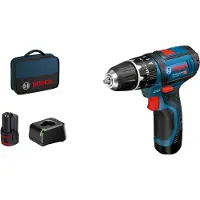 Bosch AKKUSLAGBOREMASKINE GSB 12V-15 2X2AH BAG