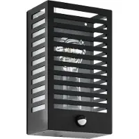 Eglo ALAMONTE 3 UDE VÆG SENSOR E27 IP44 H295 SORT