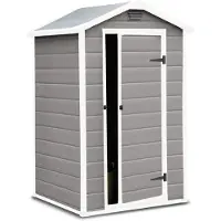 Keter GARDEN HOUSE MANOR 4x3 GREY/WHITE 128 x 94 x 196cm