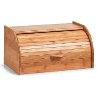 Zeller Bamboo Bread Box, 40x26x20cm,
