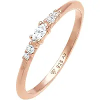 Elli Ring rosa guld / hvid