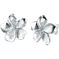 Elli Øreringe 'Frangipani Blüte' sølv