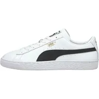 Puma Basket Classic XXI Trainers, Shoes, White/Black, 42.5