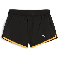 Puma RUN FAVOURITE Velocity 3'' Running Shorts Women, Clothing, Black/W Sunstream, S