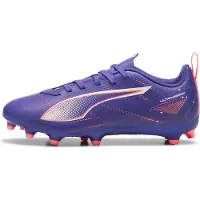 Puma ultra 5 play fg/ag Lilla/Hvid