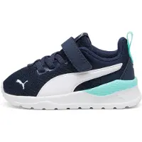 Puma Anzarun Lite Sneakers Toddlers, Shoes, Club Navy/White/Mint, 22